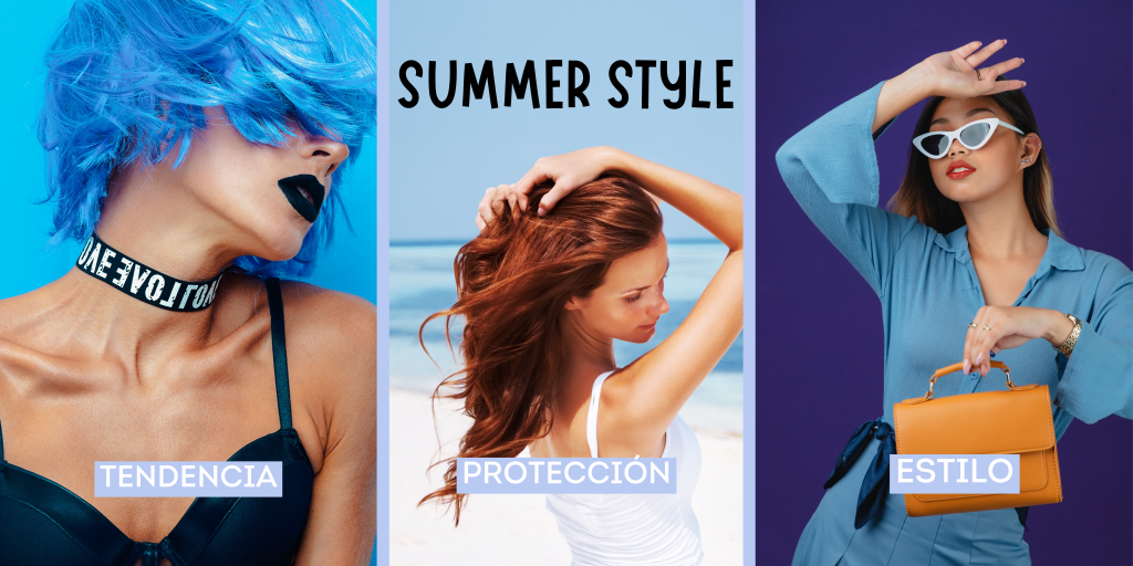 Con summer style, consigue un peinado en tendencia, un tratamiento protector y un producto capilar profesional en peluquería A+A